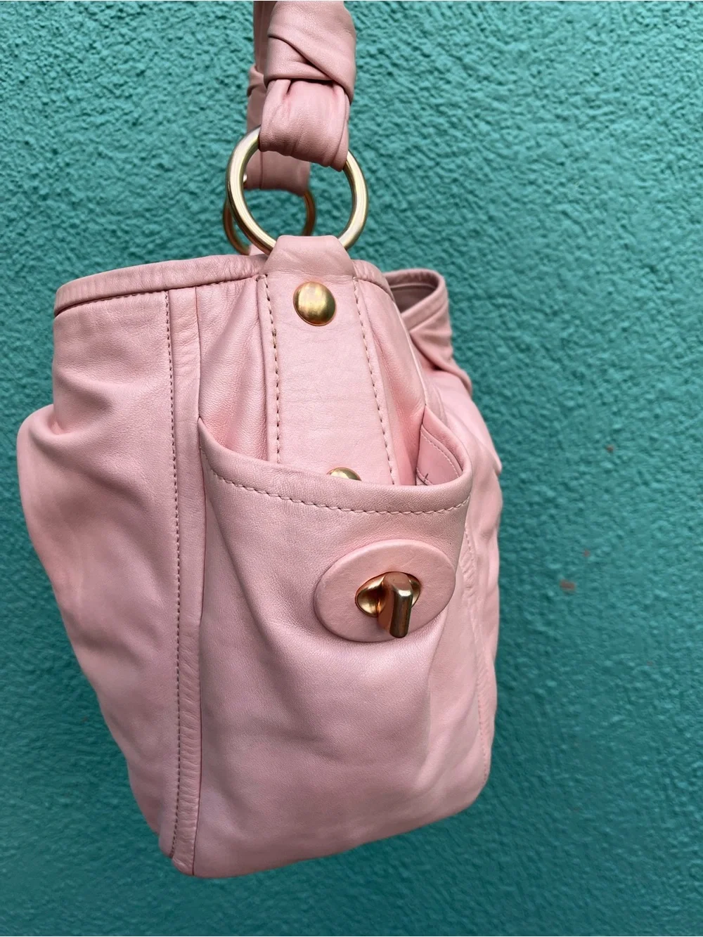 COACH Y2K slouchy pink Parker Hobo bag 13412